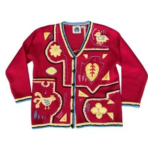 Storybook Knits MOLA Festival Cardigan Sweater - Large
